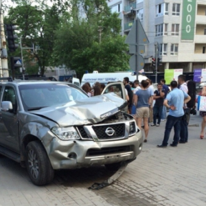 тройное ДТП на Текучёва